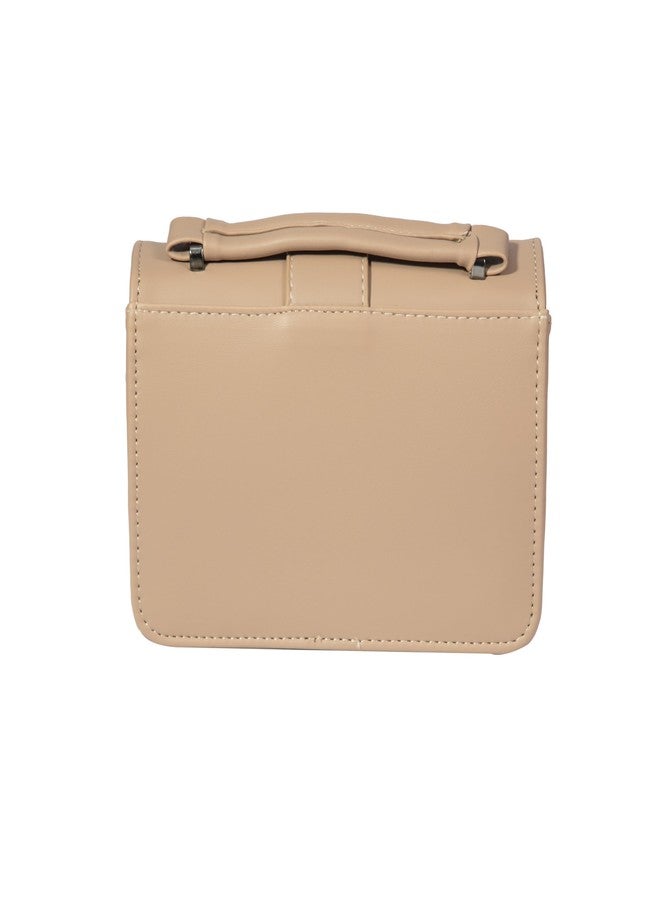 Heartbeat Crossbody Sling Bag for Women | Stylish crossbody sling-bag for girls/women (Apricot) - Image 2